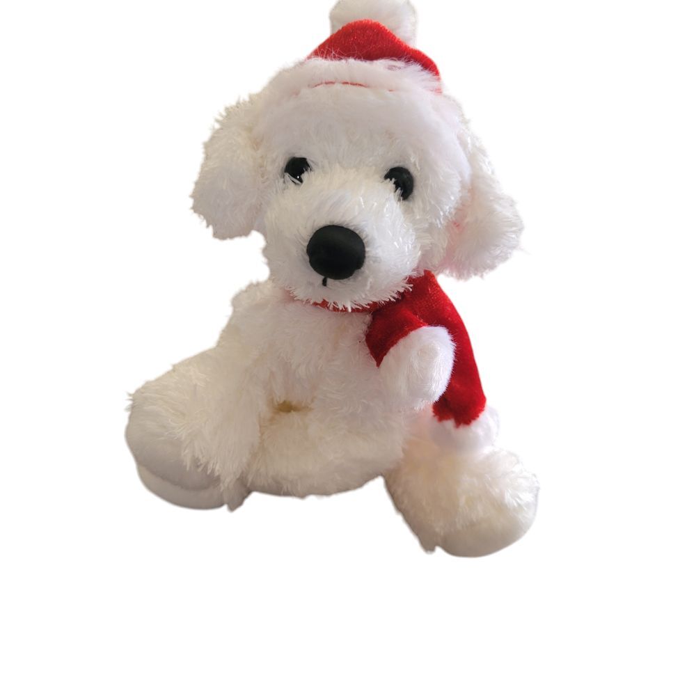 TY Beanie Baby‎ - PUPPY CLAUS the Dog (BBOM December 2007) (5 inch)